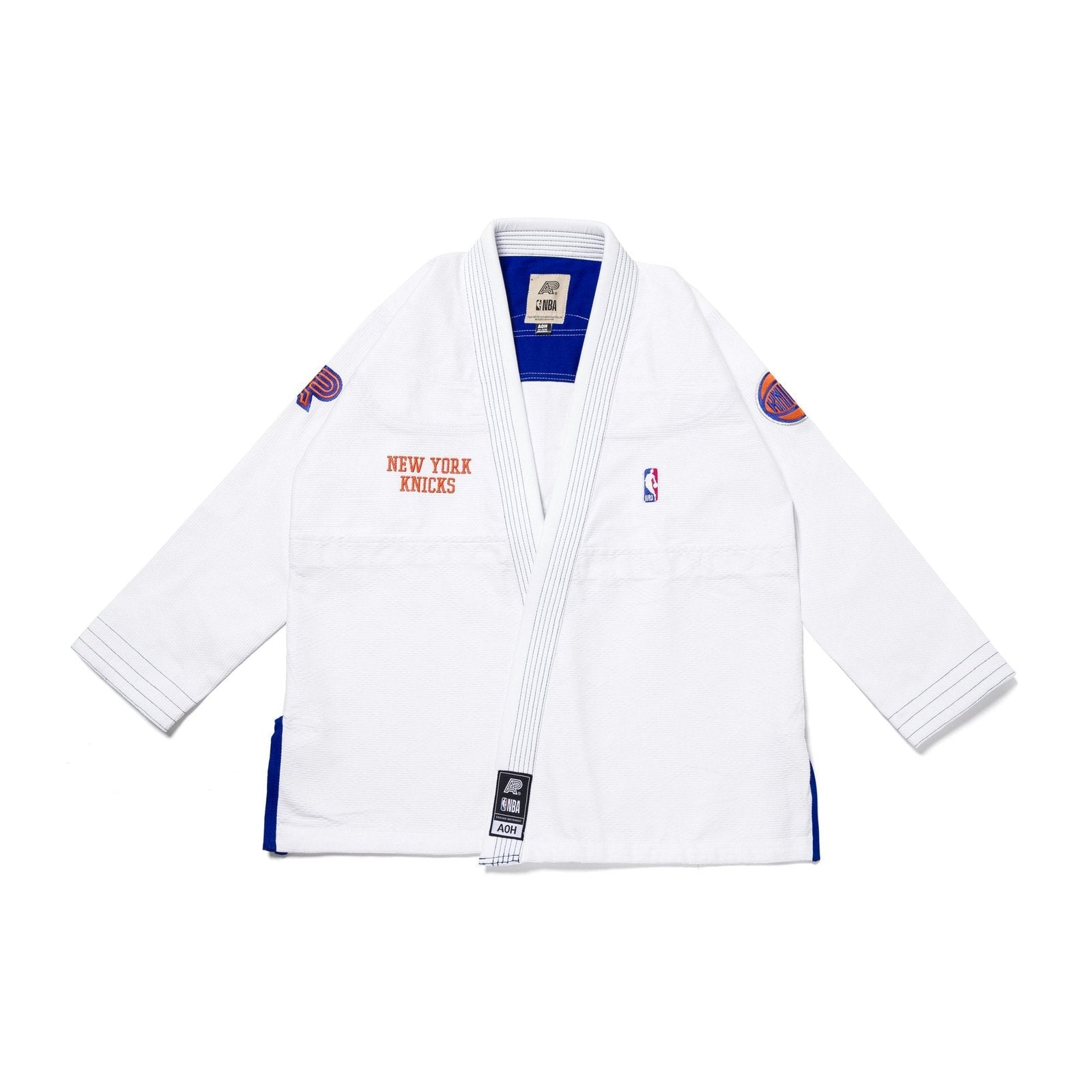 Albino and Preto A&P x NBA Knicks White BJJ Gi - Gi4victory
