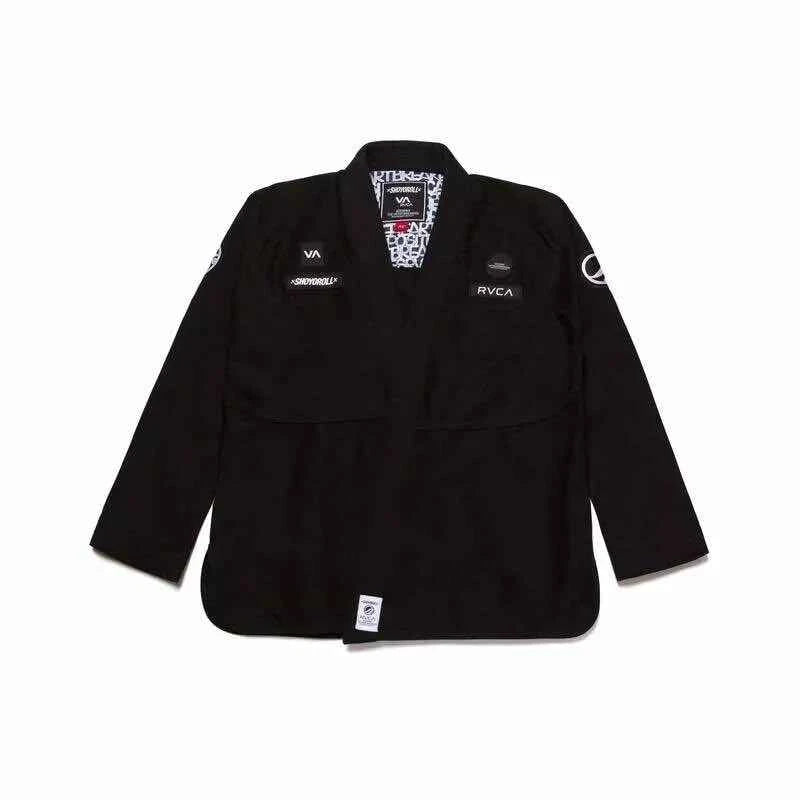 Shoyoroll RVCA x Heartbreakers Batch 115 Black BJJ Gi Jiu-Jitsu Kimono with Bag