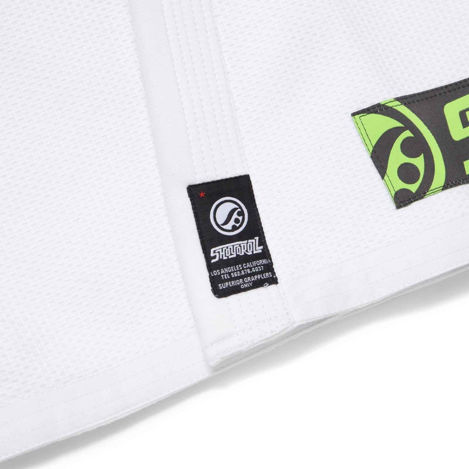 Shoyoroll 95 Competitor White BJJ Gi With Bag