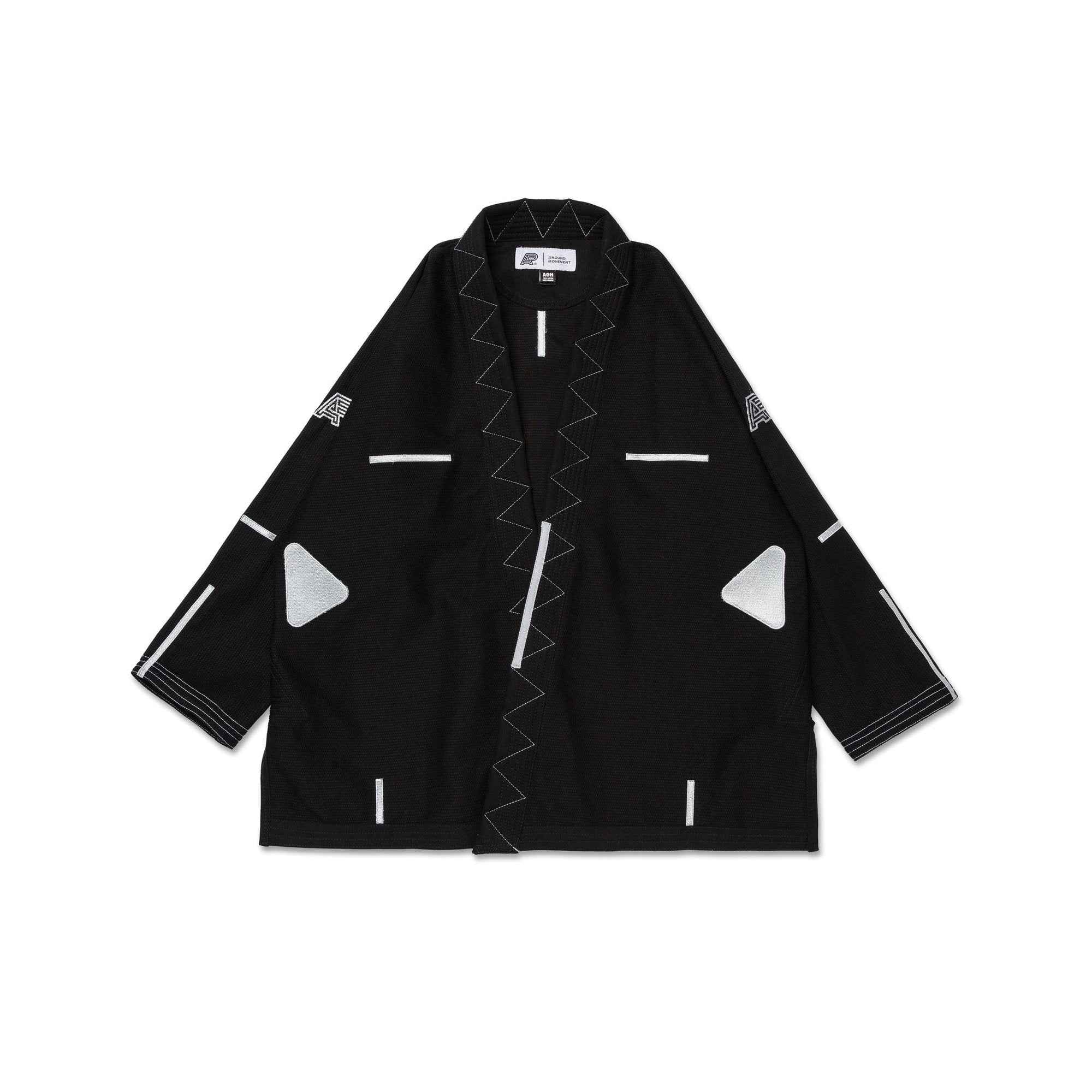 Albino & Preto Ground Control Black BJJ Gi – With Bags