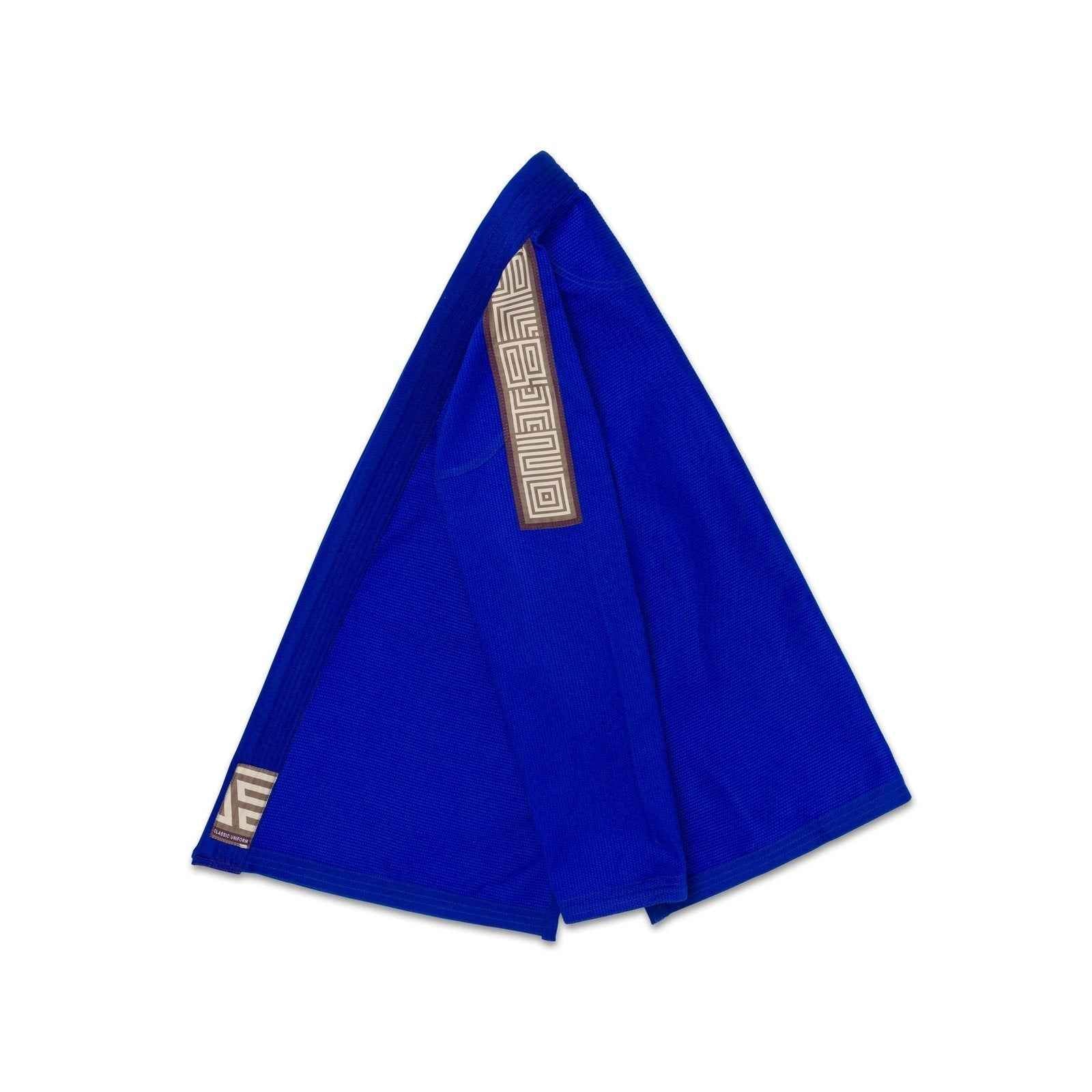 Albino and Preto POC Herringbone Classic Blue Jiu-Jitsu Gi