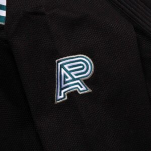 Albino and Preto Batch #106: Tri-Color Herringbone Classic BLACK “With Bags” BJJ Gi