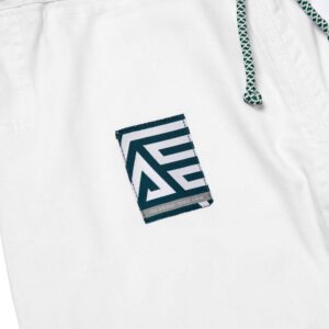 Albino and Preto Batch #106: Tri-Color Herringbone Classic WHITE “With Bags” BJJ Gi