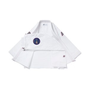 Albino and Preto RS400 Comp KNM White BJJ Gi with Bag – Lightweight Competition Kimono