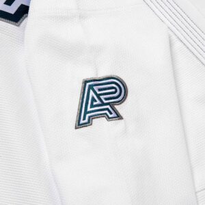 Albino and Preto Batch #106: Tri-Color Herringbone Classic WHITE “With Bags” BJJ Gi