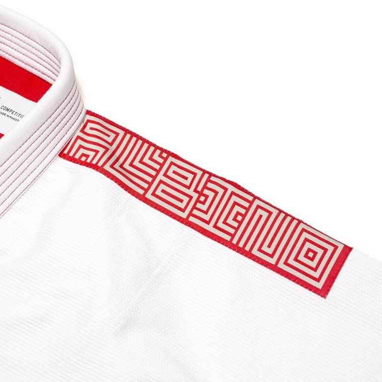 Albino and Preto Batch #54 Q3 Competition White Jiu Jitsu Gi