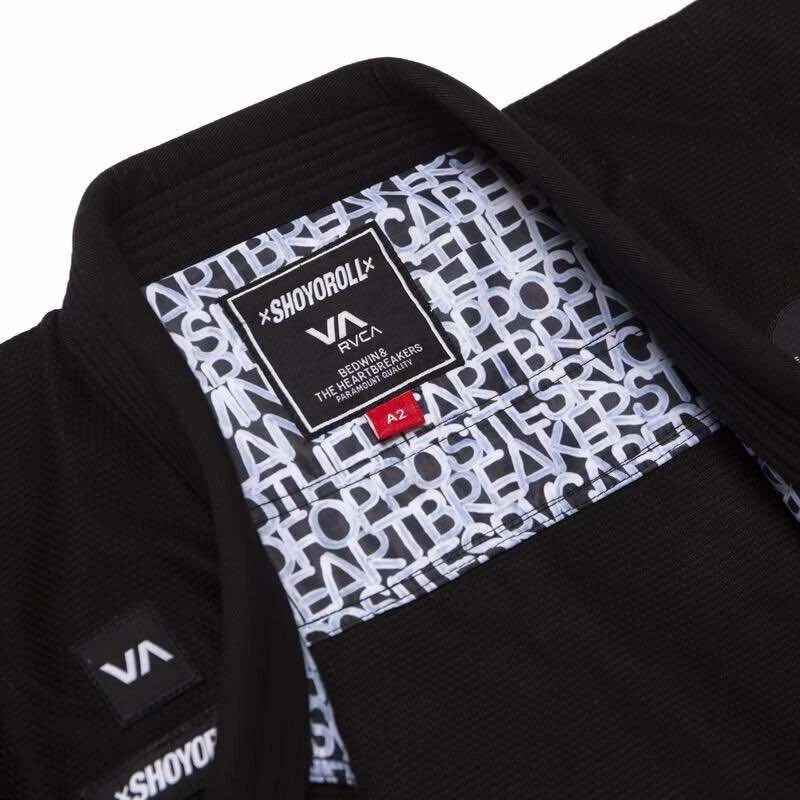 Shoyoroll RVCA x Heartbreakers Batch 115 Black BJJ Gi Jiu-Jitsu Kimono with Bag